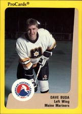 1989-90 ProCards AHL #54 Dave Buda