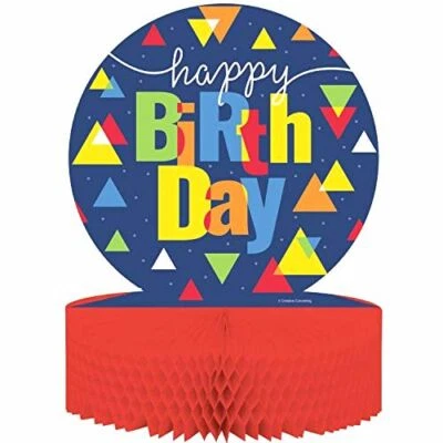 Creative Converting 324639 Geo Pop Honeycomb Center Piece Party Supplies, Multic - Image 1 of 2