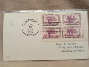 US First Day Issue Cover - # 772 Connecticut Tercentenary 3¢ (FDC772-2) - Picture 1 of 1