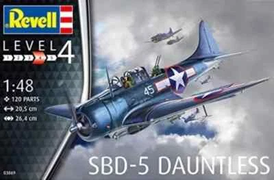 NEW Revell SBD-5 Dauntless Dive Bomber 1/48 Scale 03869 - Image 1 of 2
