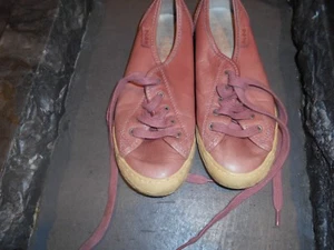 RARES PALLADIUM VIEUX ROSE CUIR T 36 BE A 15 € ACH IMM VINTAGE QUALITE voir - Picture 1 of 8