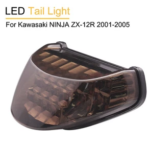 For Kawasaki NINJA ZX-12R LED Tail Light Brake Turn Signals Indicator 2000-2005 - Foto 1 di 11