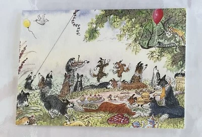 SUSAN ALISON ART THOSE LAZY DAYS OF SUMMER BLANK GREETING CARD