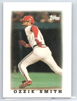 1988 Topps Mini Ozzie Smith #72     St Louis Cardinals - Image 1 of 2