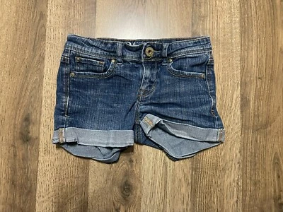 Pantalones Cortos PSNY, Niña Talla 8, Azul, Denim, Corte, Bolsillos Foto 1 de 4