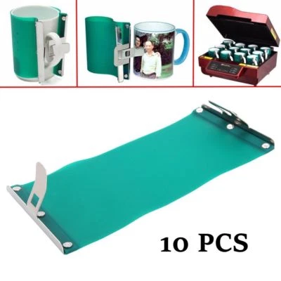 HAYWHNKN 3D Sublimation Silicon Mug Clamp Wrap 11OZ Cup Clamp Fixture Heat Press Printing
