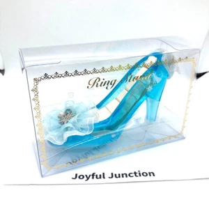 Disney Store Frozen Elsa Glass Shoes Ring Stand Princess High Heel Accessory - Picture 1 of 11