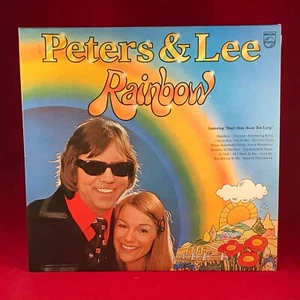 PETERS & LEE Rainbow 1974 UK Vinyl LP Philips record Seasons In The Sun Q - Picture 1 of 3