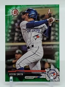 KEVIN SMITH 2017 Primer borrador Bowman PAPEL VERDE PARALELO AZUL ARRENDAJOS tarjeta/99 - Imagen 1 de 10