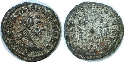 276-282 AD Roman Imperial Probus Jupiter With Victory BI Antoninianus - Image 1 of 3
