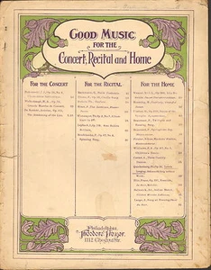 Partitura musical Love's Longing de Queckenberg - 1904 - Imagen 1 de 1