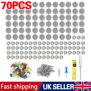 70Pcs Car Roof Lining Liner Repair Kit Fix Sagging Headliner Pins Buckle Rivet F - Picture 1 of 13