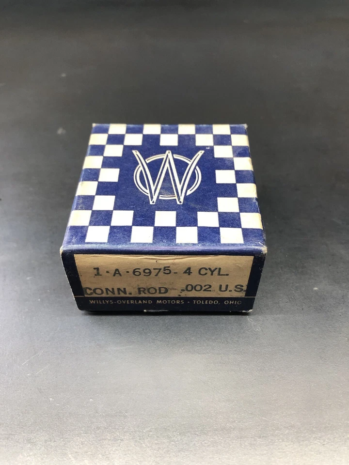 OEM Connecting Rod Bearings Willys .002 CJ, CJ2A, CJ3A, CJ3B,MB, GPW - Image 1 of 4