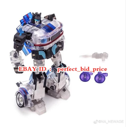 New In Stock Jazz Newage NA H2T Transparent Version Autobot G1 Action Figure Toy Cover