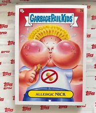 2021 Garbage Pail Kids Food Fight Base Gpk #7a Allergic Nick