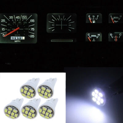Gauge Cluster 8SMD LED Dash Kit White For 1972-1979 Ford Torino Ranchero Cougar - Image 1 of 4