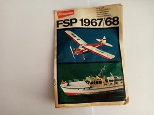 Graupner Modellbau Heft Nr. FSP 1967/68 -gebraucht aber ok - ca. 24 Seiten - Bild 1 von 3