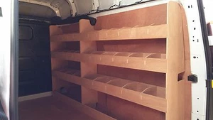 Ford Transit Custom LWB DOUBLE Van Racking Plywood Shelving Storage Accessories - Picture 1 of 3