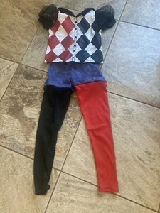 dc super hero girls harley quinn costume small Preloved With A Few Spots - Picture 1 of 13