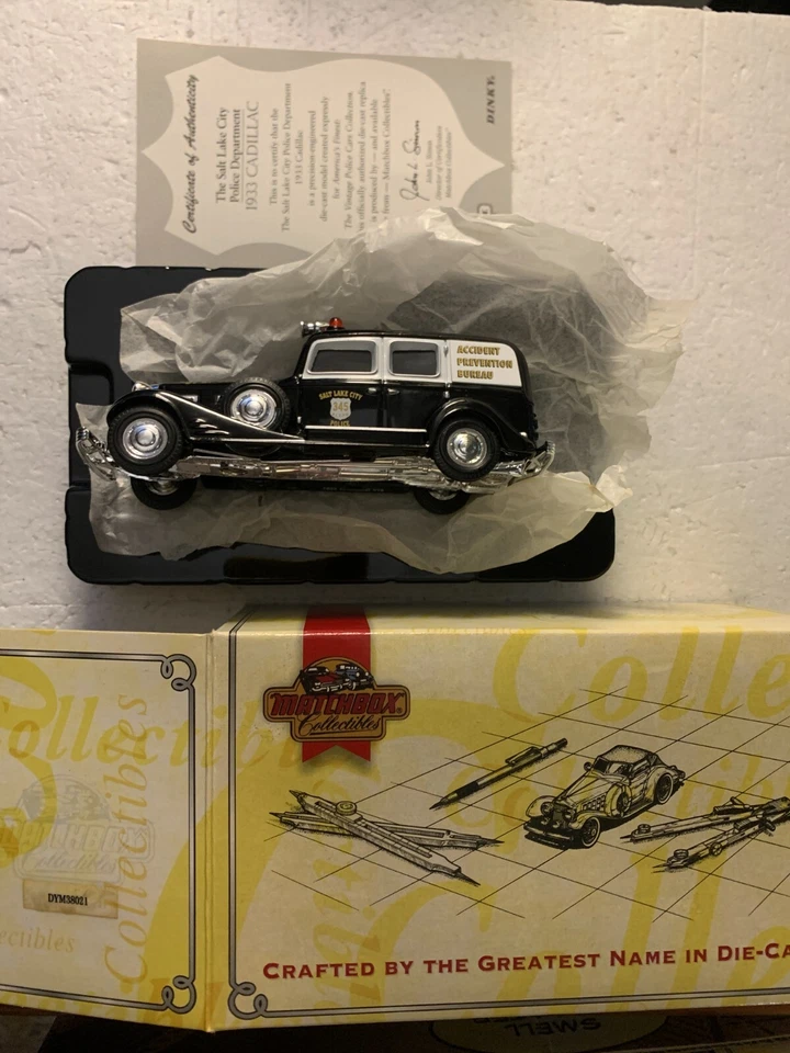 1933 CADILLAC - SALT LAKE CITY - MATCHBOX COLLECTIBLES - VINTAGE CAR DYM37579 - Image 1 of 1