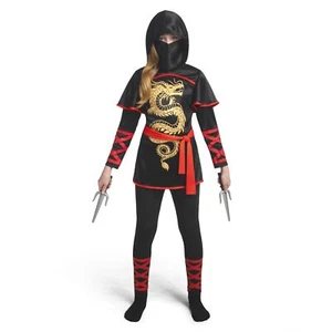 Juego de Disfraz Syncfuns Halloween Negro y Rojo Ultimate Ninja Dragon - Imagen 1 de 7