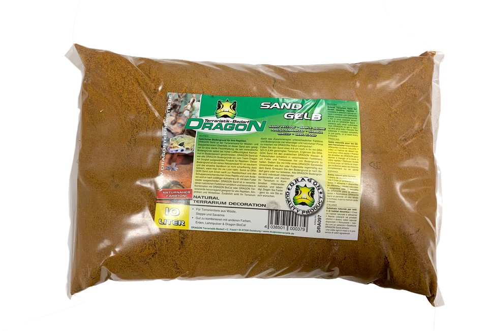 Terrariensand & Aquariensand Staubfrei - Farbe: Gelb - Menge: 10L - Bild 1 von 1
