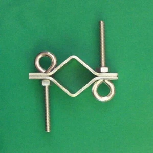 Abrazadera de mástil de alambre con tornillos y tuercas ~ RadioShack 15-827 - Imagen 1 de 2