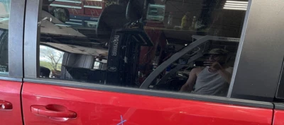 08-20 DODGE GRAND CARAVAN REAR DRIVER LEFT DOOR PRIVACY GLASS WINDOW ONLY - Image 1 of 4