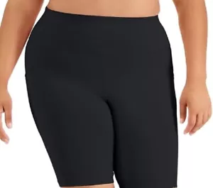 Ideology Plus Size Pull-On Bike Shorts Gym Training Workout Black Size 3X NWT - Picture 1 of 5