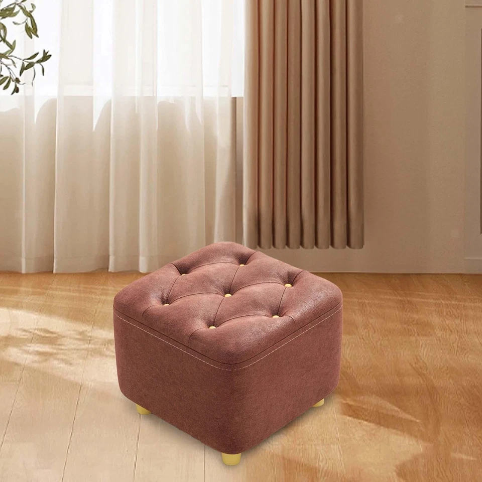 Footrest Foot Stool Mute Bottom Pads Change Shoe Stool Decorative Stool Stable - Image 1 of 1