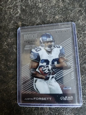 2015 Panini Clear Vision Rookie ReVision Justin Forsett Card# 100 - Image 1 of 2