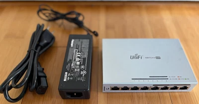 Ubiquiti Networks UniFi US-8 8 Port Ethernet Switch PoE Passthrough 24W - Image 1 of 4