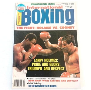 International Boxing Magazine October 1982 Holmes V. Cooney Cover Newsstand - Picture 1 of 10