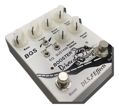 DLS Effects Boost-Gain-Sustain Booster Pedal 8397 Tested & Works - Image 1 of 4