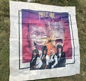 Vintage 1985 Motley Crue Wall Hanger Tapestry Nikry Theater Of Pain 48x45” Flag - Picture 1 of 6