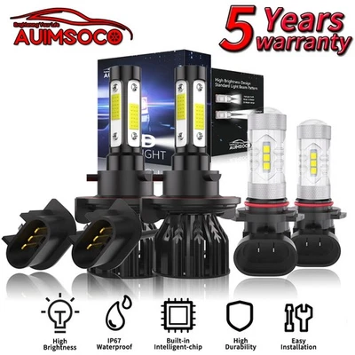 Lâmpadas de farol de LED branco brilhante para Ford Explorer Sport Trac 2007-2010 9008 H10 - Imagem 1 de 4