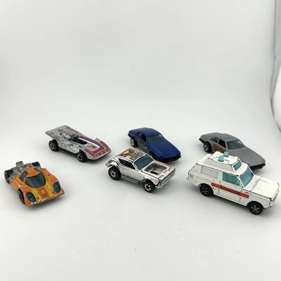Lote De 6 Coches Corgi Hot Wheels Redline Gremlin Jaguar XJS Porsche Años 70 De Colección Foto 1 de 4