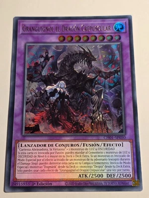 Granguignol the Dusk Dragon●Ultra Rare●SPANISH●YUGIOH●CH01●2025●NM●E937 - Image 1 of 2