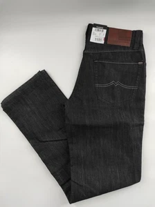 Mustang Jeans Herren W32 L32 Straight Leg Regular Schwarz Dunkel Neu C4 - Bild 1 von 7