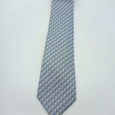 Corbata Hermès Corbata Hombre Accesorios Hoja 9.0 cm 100% Seda Rosa Hecha en Francia Foto 1 de 4