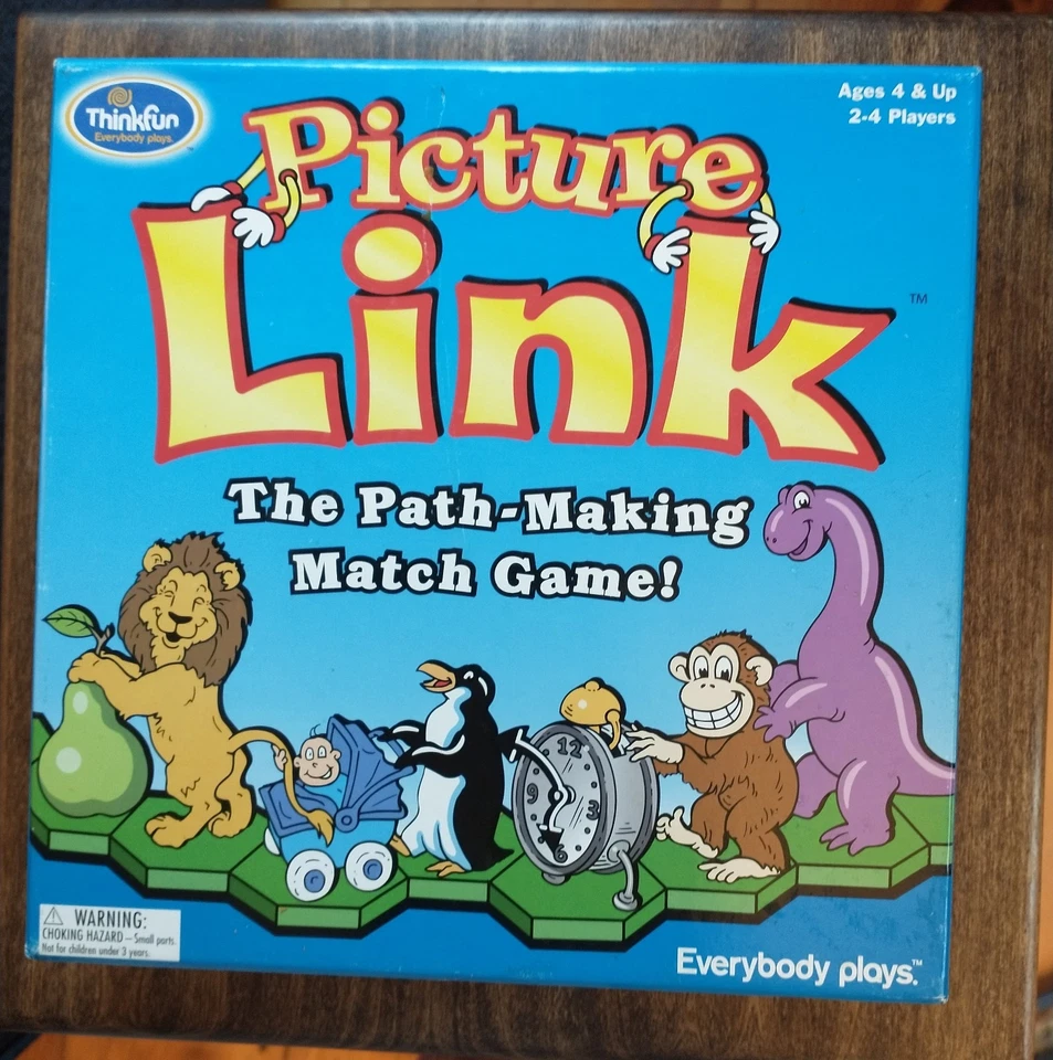 2002 Thinkfun Picture LInk The Path Making Match Game - Image 1 of 1