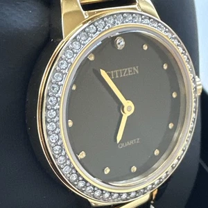 Citizen Womens Quartz Classic Quartz Gold Stainless Steel Watch 24 MM EZ7012-85E - Picture 1 of 24