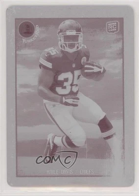 2013 Topps Turkey Red Printing Plate Magenta 1/1 Knile Davis #9 Rookie RC 2u3 - Image 1 of 3