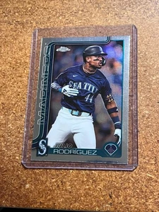 Béisbol Topps 2025 cromado #261 Julio Rodríguez 1 - Imagen 1 de 2