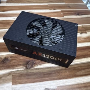 CORSAIR AXi Series, AX1500i, 1500W, 80+ Titanium, Fully Modular -NOT WORKING- - Photo 1/6