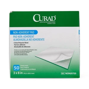 Medline Curad Sterile Non-Adherent Pad, 3"x8" (Pack of 50) - NON25720Z - Picture 1 of 7