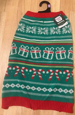 Holiday Tails A Handcrafted Fairisle Dog Sweater, XXL - Image 1 of 4