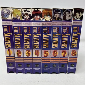 Slayers VHS Set (1–8) | Software Sculptors | Japanese w/ English Subs | Rare OOP - Picture 1 of 12