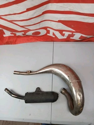 1999 96-04 HONDA CR85 CR80R CR80 Pro цепи выхлопной трубы камеры глушитель читать - Изображение 1 из 4