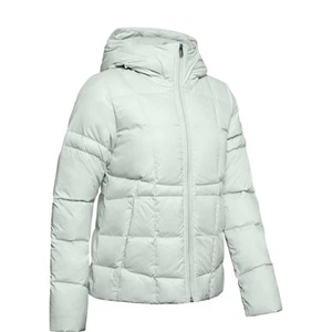 Under Armour 1342814 Women's Armour Down Hooded Jacket, Halo Gray, X-Small - Picture 1 of 5